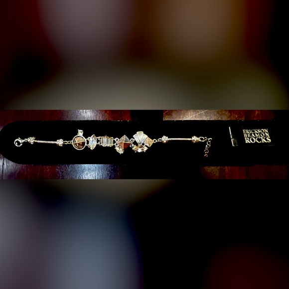 Erickson Beamon Rocks Women Bracelet Silver New Helen of Troy New Tags - Picture 2 of 2